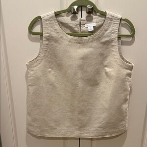 Liz Claiborne Cream Tank Top